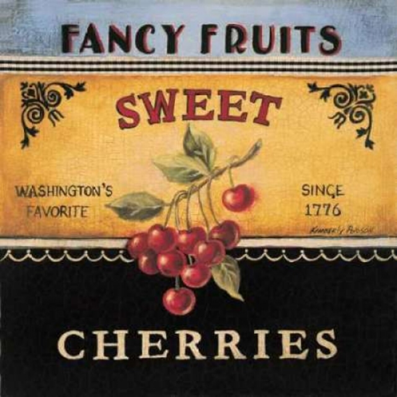 Sweet Cherries Poster Print by Kimberly Poloson - Item # VARPDXPOL082